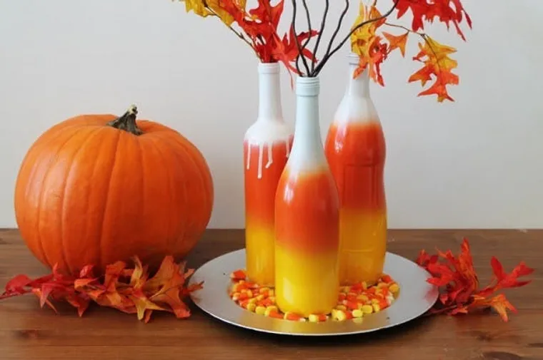 candy corn glasses