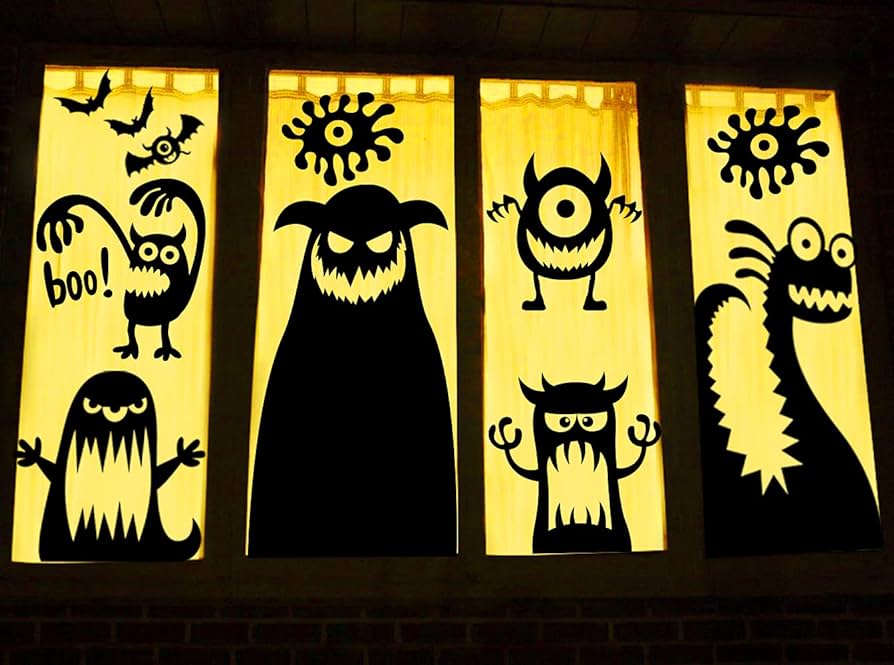 monster silhouettes