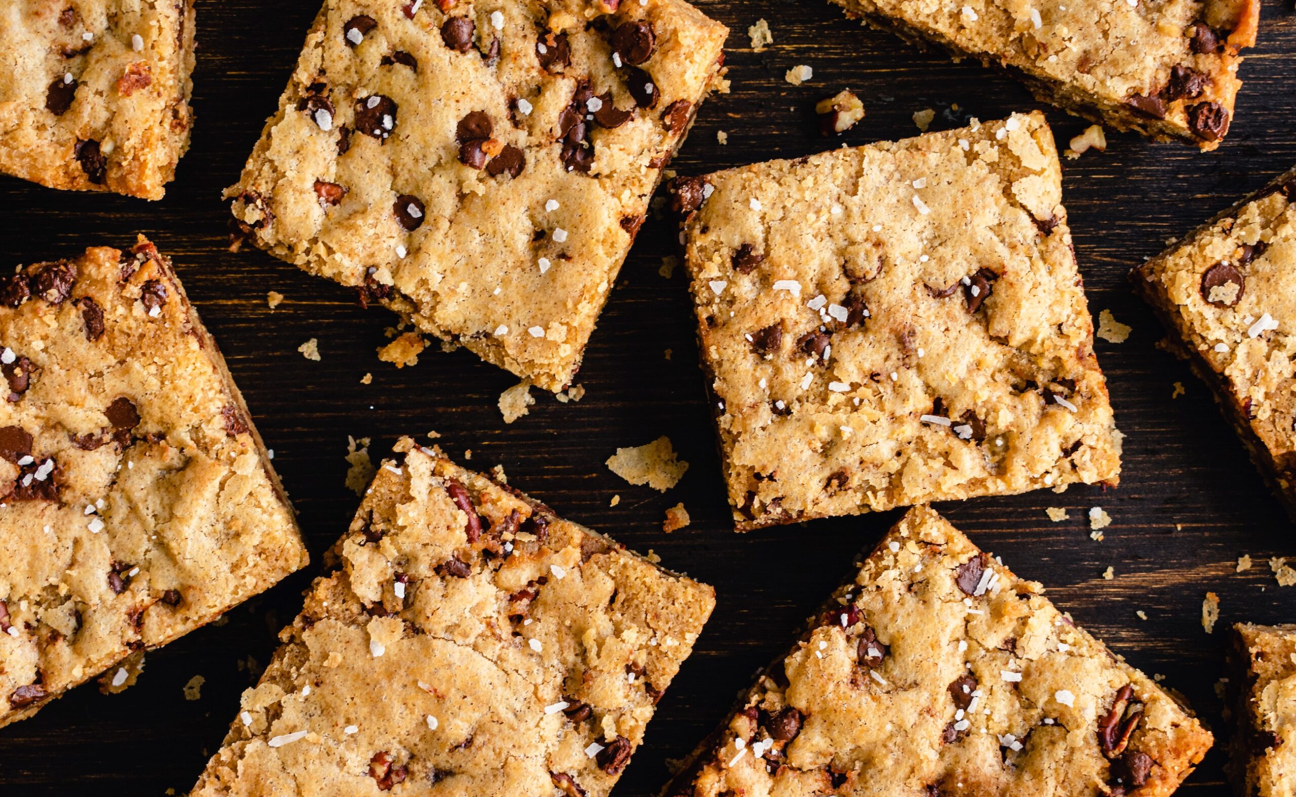 Chewy Chocolate Chip Blondies That Disappear Faster Than Cookies