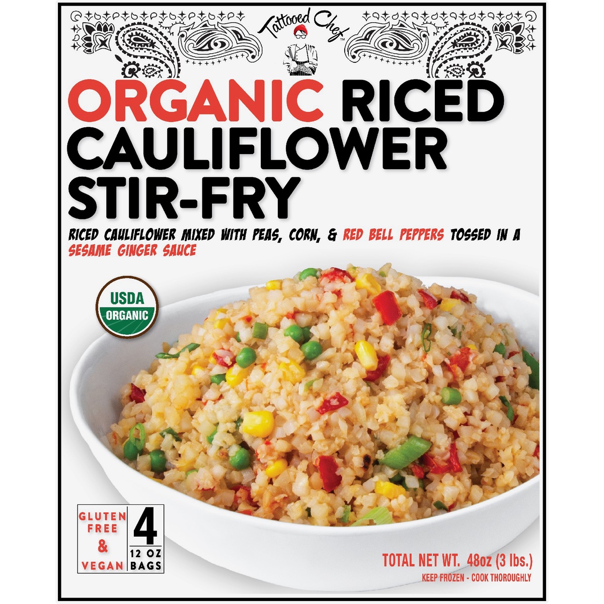 Organic Riced Cauliflower Stir-Fry