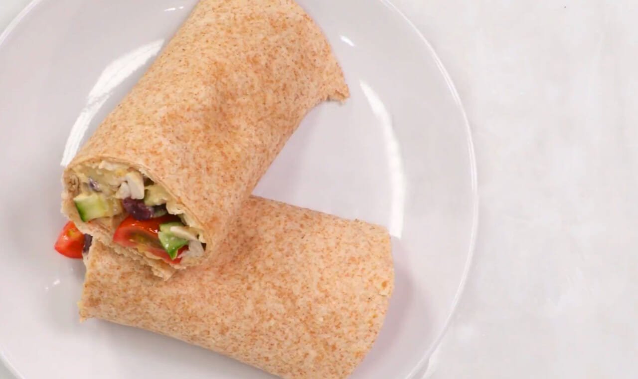 Greek Style Chicken Wraps