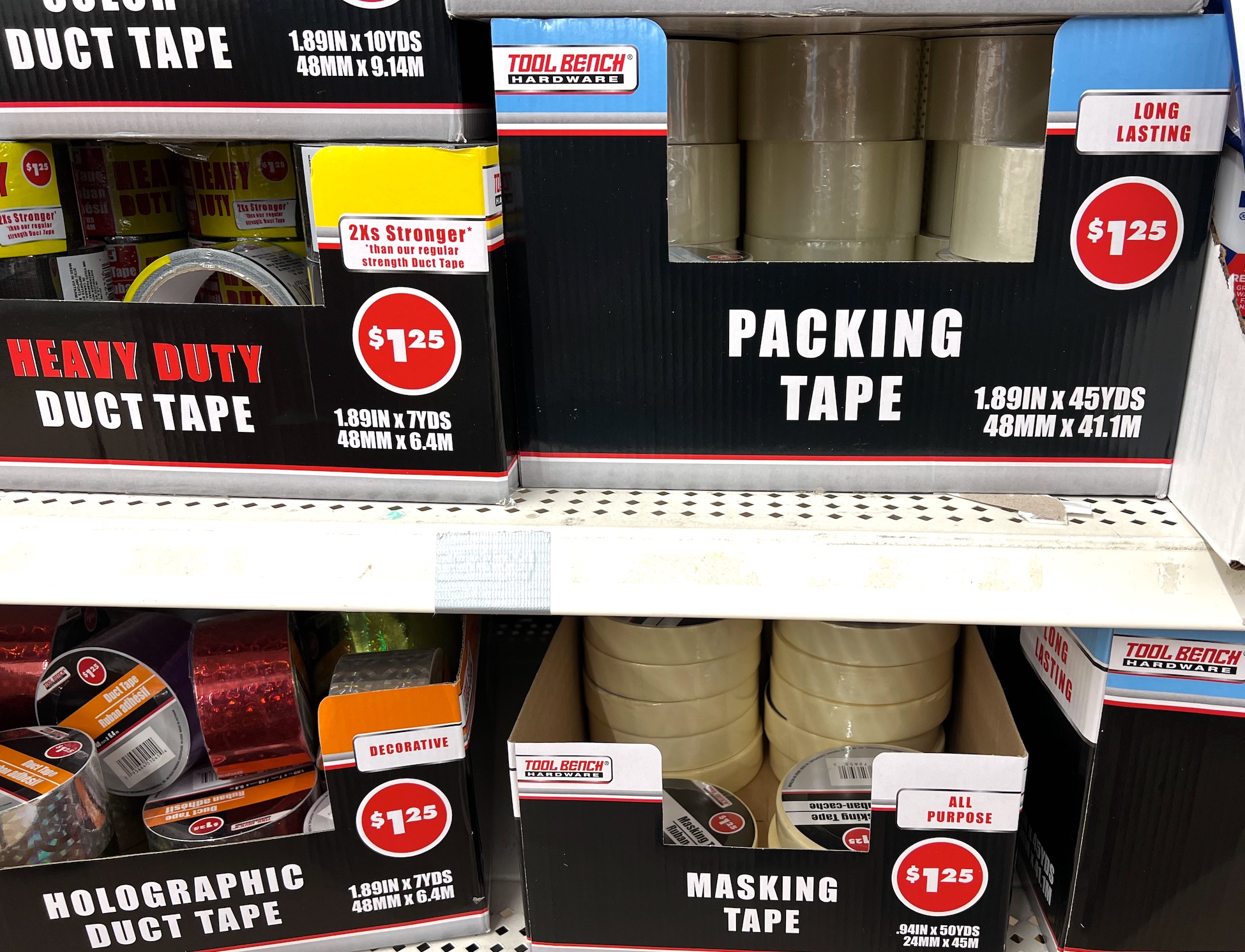 Dollar Store Tape