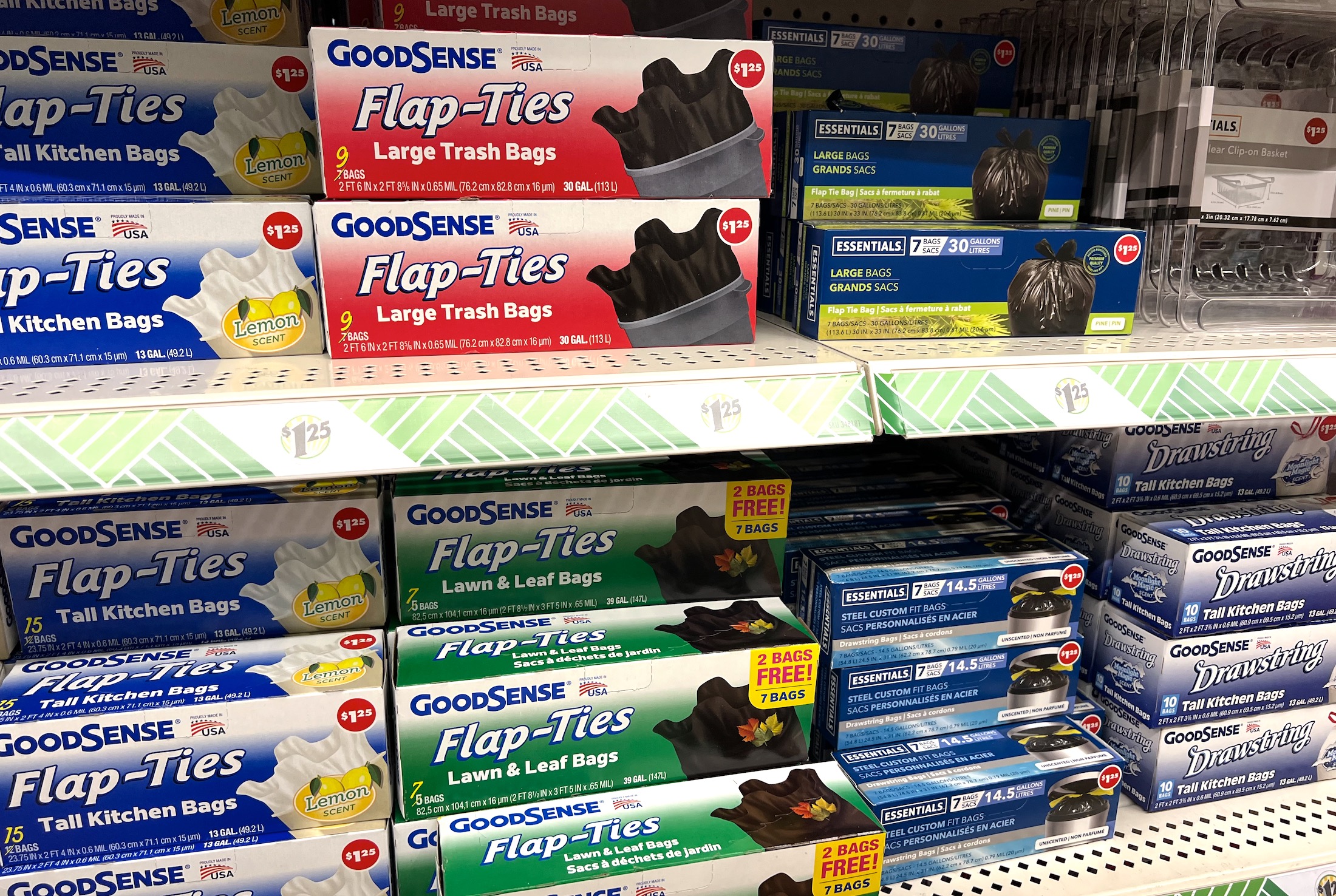 Dollar Store Trash Bags