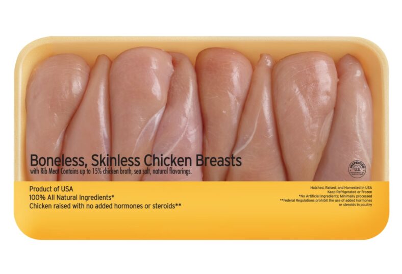 Boneless, Skinless Chicken Breasts with Rib Meat